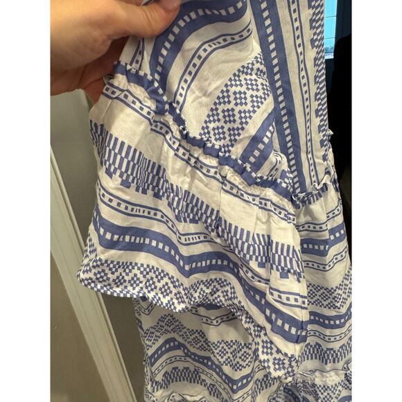 🍋 Salty Lemon Blue & White Dress NWT • Size M • Fresh Summer Style ✨ - Picture 4 of 6
